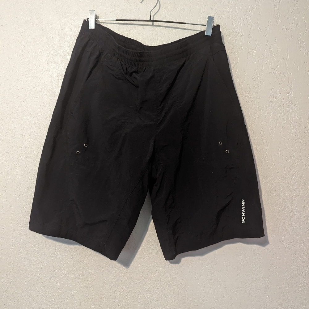 Schwinn black padded  bike shorts